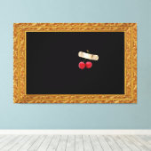 さくらんぼのボード絵画キャンバス印刷のスタック キャンバスプリント (インサイチュ (ウッドフロア))