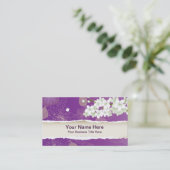 さくらんぼのポップ・アートのな花の桜 名刺 (スタンド正面)