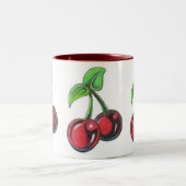 さくらんぼのマグ ツートーンマグカップ (中央)