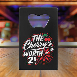 さくらんぼの価値2 - おもしろい Dart Player クレジットカード栓抜き