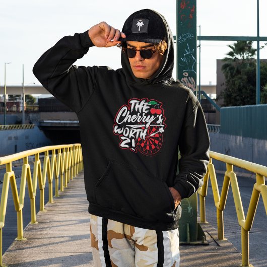 さくらんぼの価値2 – ダーツおもしろいレジェンド パーカ