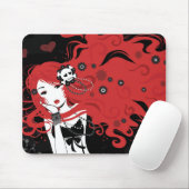 さくらんぼの射撃 マウスパッド (マウス)