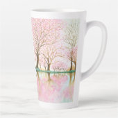 さくらんぼの愛の花 – 母の日 カフェラテマグ (右)