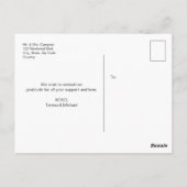 さくらんぼの愛感謝していとお結婚礼を ポストカード (裏面)