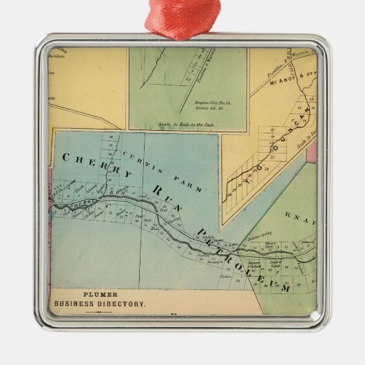 さくらんぼの操業、Plumer メタルオーナメント (正面)