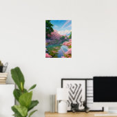 さくらんぼの木々のセレナーデ ポスター (ホームオフィス)