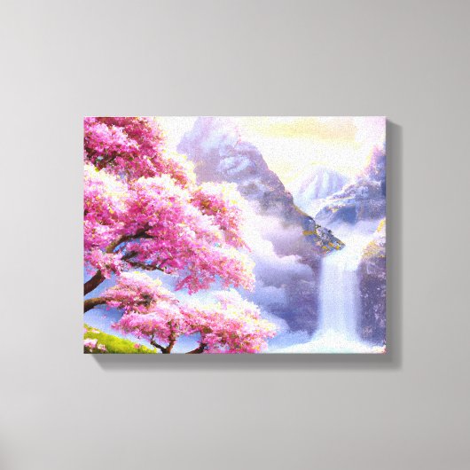 「さくらんぼの木々I」 キャンバスプリント (正面)