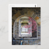 さくらんぼの木がアーチを抜ける ポストカード (正面/裏面)