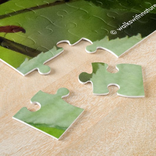 さくらんぼの木の美しいウィルソンの反り ジグソーパズル (側面)