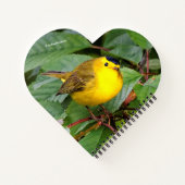 さくらんぼの木の美しいウィルソンの反り ノートブック (裏面)