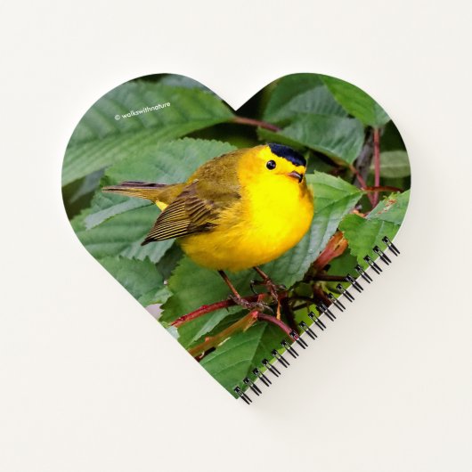 さくらんぼの木の美しいウィルソンの反り ノートブック (裏面)