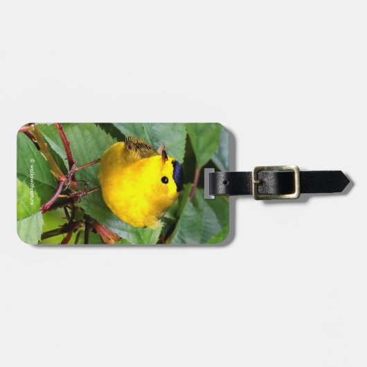 さくらんぼの木の美しいウィルソンの反り ラゲッジタグ (正面横)