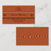 さくらんぼの木製の名刺 名刺 (正面/裏面)