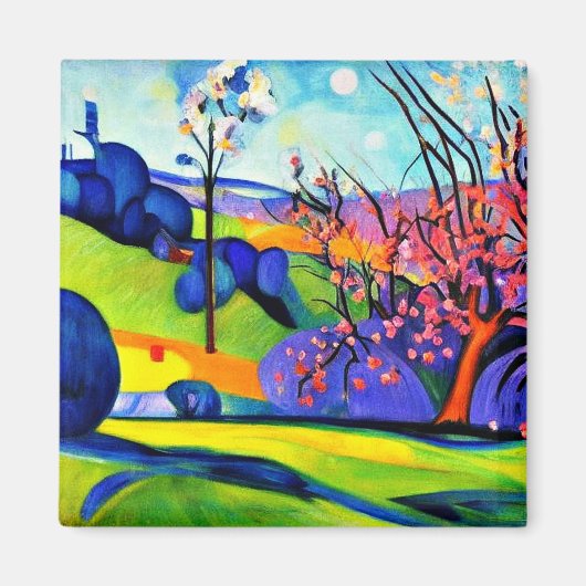 さくらんぼの木 マグネット (正面)