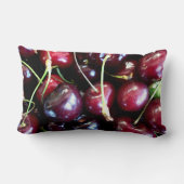 さくらんぼの枕の束 ランバークッション (裏面)