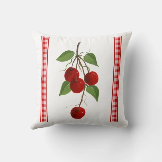さくらんぼの枕 クッション (裏面)