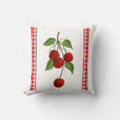 さくらんぼの枕 クッション (正面)