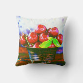 「さくらんぼの玉」かわいい写真。買今 クッション (裏面)