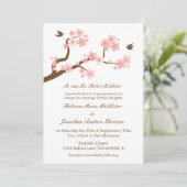 さくらんぼの白い花 招待状 (スタンド正面)