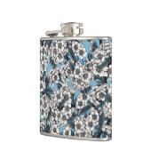 さくらんぼの白と青 フラスク (左)