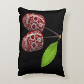 さくらんぼの砂糖のスカル アクセントクッション (裏面(縦))