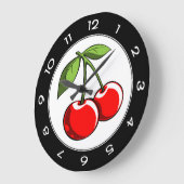さくらんぼの組 ラージ壁時計 (傾斜)