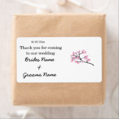 さくらんぼの結婚お土産プレゼント ラベル (インサイチュ)