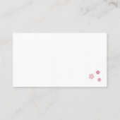 さくらんぼの結婚席 プレイスカード (裏面)
