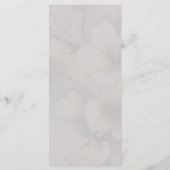 さくらんぼの結婚花のメニュー メニュー (裏面)