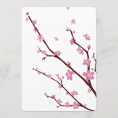 さくらんぼの結婚花のメニュー メニュー (裏面)