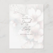 さくらんぼの結婚BlossomのエンクロージャカードとQRコード エンクロージャーカード (正面)