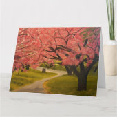 さくらんぼの花々の春、Gary Poling カード (正面)