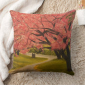 さくらんぼの花々の春、Gary Poling クッション (ブランケット)