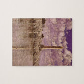 さくらんぼの花々ザワシントンモニュメント ジグソーパズル (横)