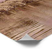 さくらんぼの花々ザワシントンモニュメント ポスター (角)