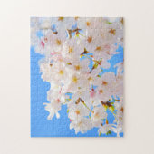 さくらんぼの花々春 ジグソーパズル (縦)