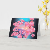 さくらんぼの花々by山富士 カード (黄色い花)