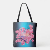 さくらんぼの花々by山富士 トートバッグ (裏面)