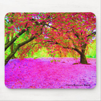 さくらんぼの花がセントラルパーク マウスパッド