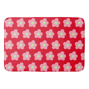 さくらんぼの花が赤 バスマット