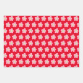 さくらんぼの花が赤 ラッピングペーパーシート (正面2)