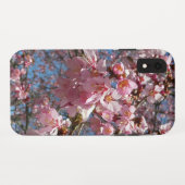 さくらんぼの花とビーピンク春の花 Case-Mate iPhoneケース (裏面(横))