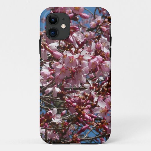 さくらんぼの花とブルースカイ春フローラ Case-Mate iPhoneケース (裏面)