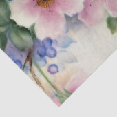 さくらんぼの花とブルーベリーティッシュペーパー 薄葉紙