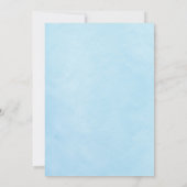 さくらんぼの花とラブバード結婚式招待状 招待状 (裏面)