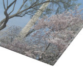 さくらんぼの花とワシントンのモニュメント カッティングボード (角)