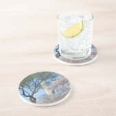 さくらんぼの花とワシントンのモニュメント コースター (側面)