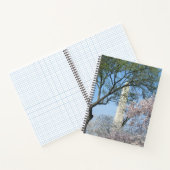 さくらんぼの花とワシントンのモニュメント ノートブック (内部)