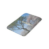 さくらんぼの花とワシントンのモニュメント バスマット (アングル)