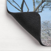 さくらんぼの花とワシントンのモニュメント マウスパッド (コーナー)